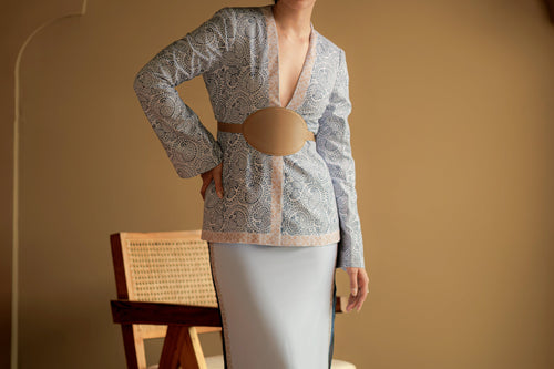 Belted Cobalt Jacket