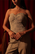 Beige and Block Jumpsuit