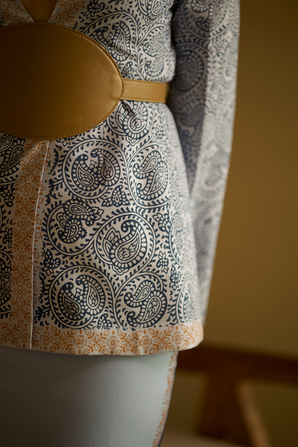 Belted Cobalt Jacket